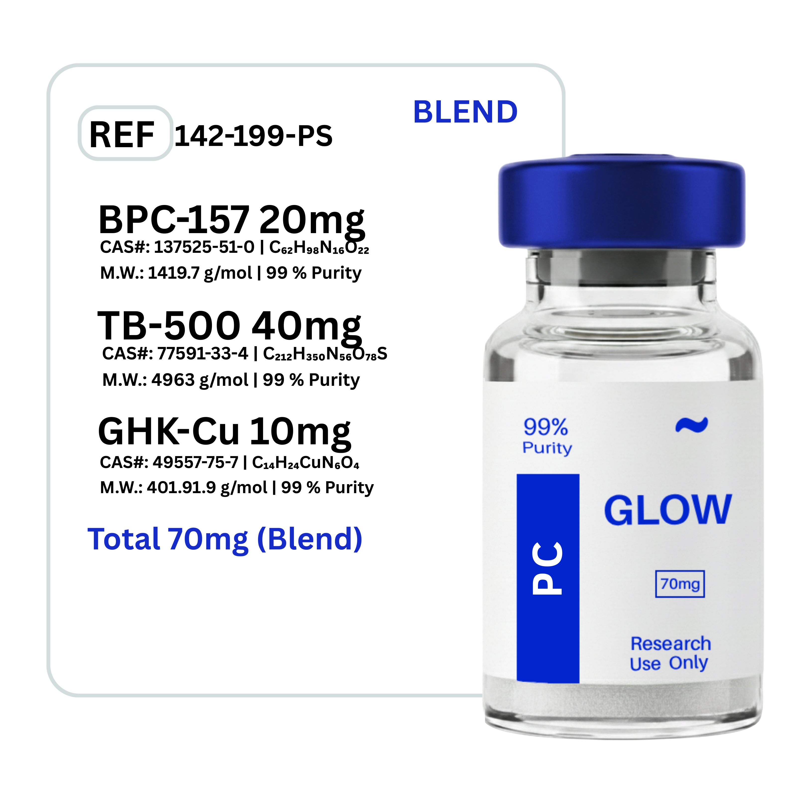 bpc 157 igf 1 Glow BPC-157 + GHK-CU + TB-500 – The Annex Peptides (PC)